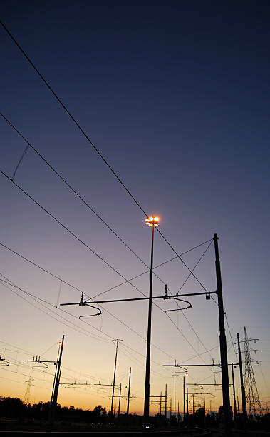 istock Train Station at night 151553504