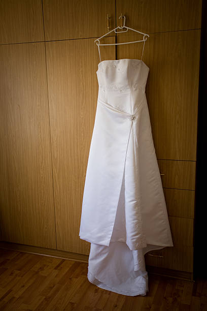 Wedding dress stock photo