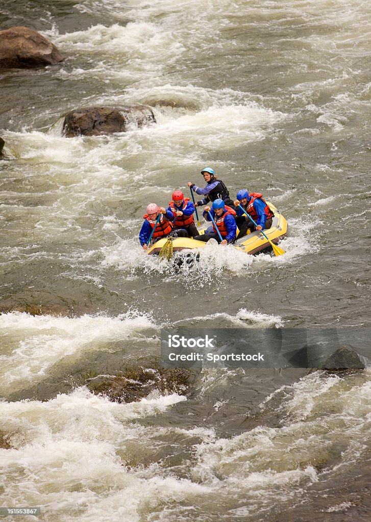 White Water Rafting en el río Arkansas en Colorado, EE.UU. - Foto de stock de Rafting en aguas bravas libre de derechos