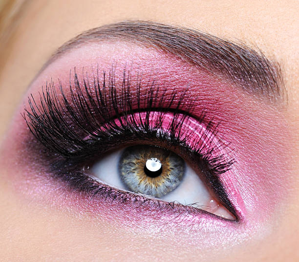 istock Crimsom make-up eye and  long eyelashes 151555612