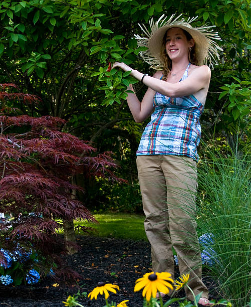 istock Pretty Woman Gardening 151555821