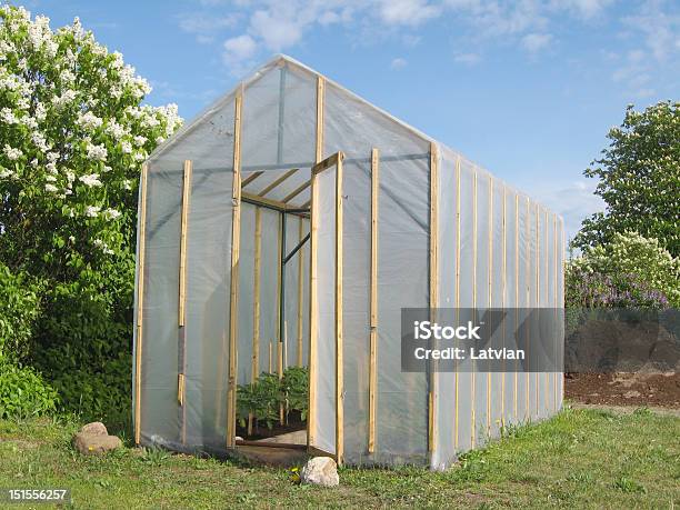 Homemade Greenhouse Stock Photo - Download Image Now - Accessibility, Blossom, Blue