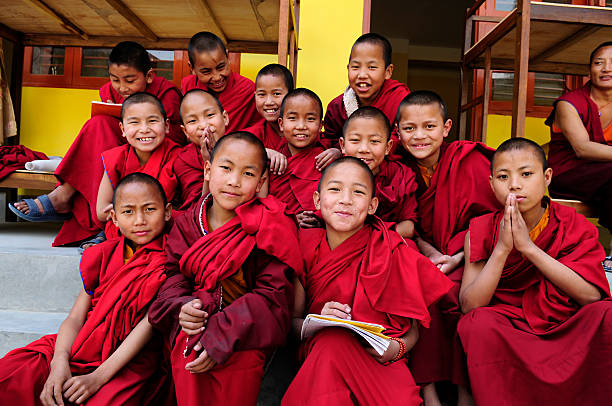 istock Tibetan little monks 151557485