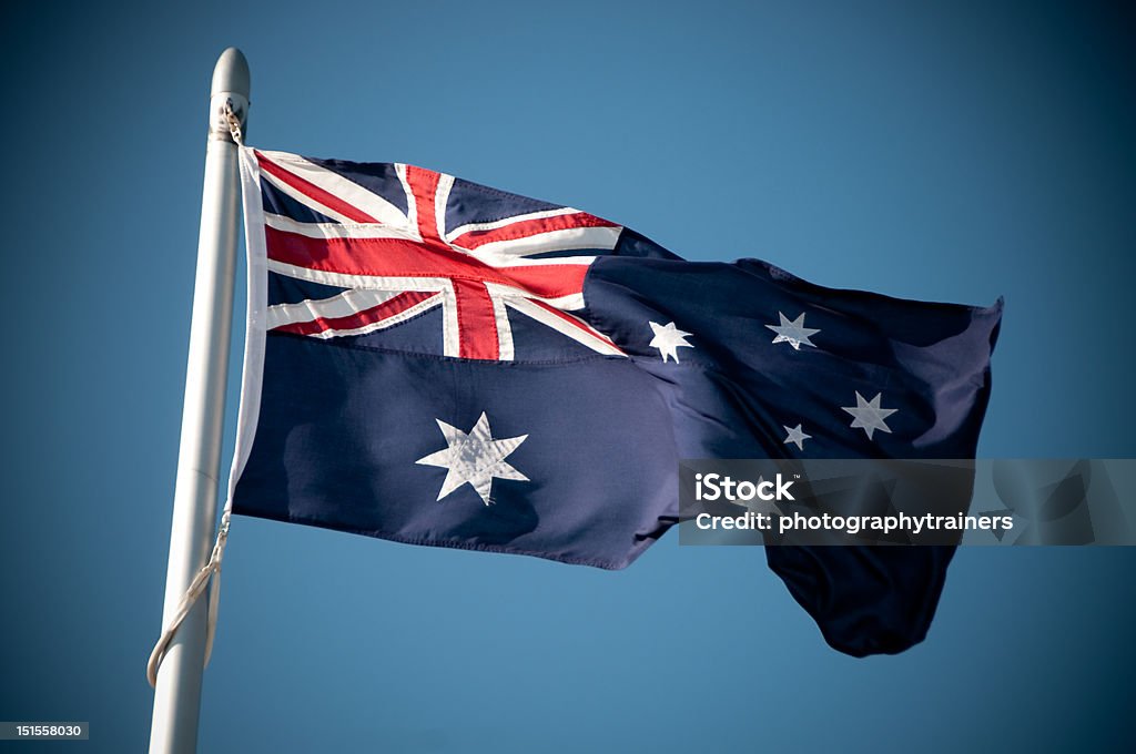 Der australische Flagge Series - Lizenzfrei Australien Stock-Foto