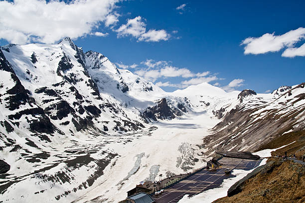 Glacier of Hohe Tauern National Park Austria stock photo