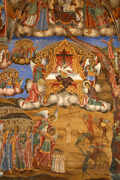 istock icon in bulgarian Rila monastery 151558944