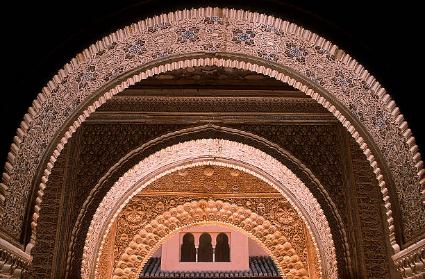 istock Moorish arches, The Alhambra, Granada, Spain 151561912