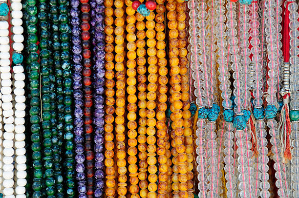 istock Accessories made from beads, necklaces, stones and gems 151561921