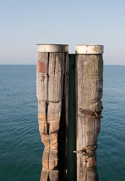 istock Wooden poles in ocean 151563538