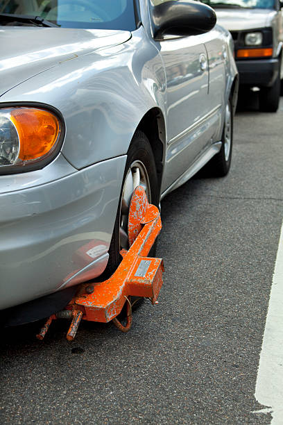 istock XXXL Car Boot on Tire, Failed to Pay Parking Ticket 151563544