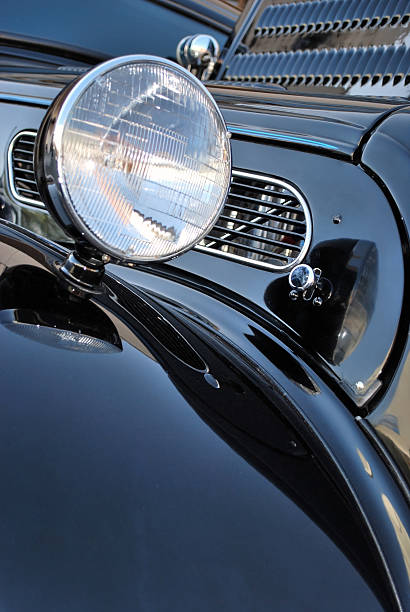 istock Headlight reflection of 1952 Ford 151564996