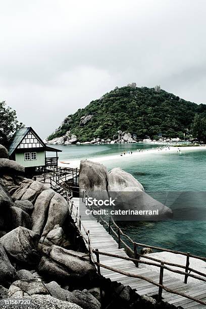 Hölzerner Fußweg Auf Der Insel Stockfoto und mehr Bilder von Abgeschiedenheit - Abgeschiedenheit, Gehen, Strand