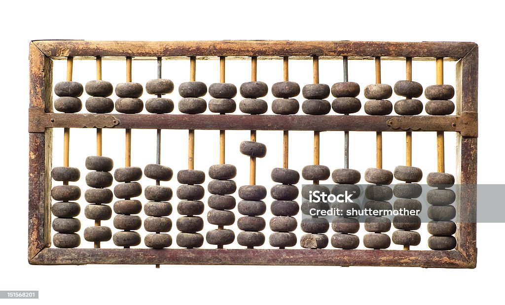 Abacus An antique abacus, a device used for mathematics in ancient times. Abacus Stock Photo