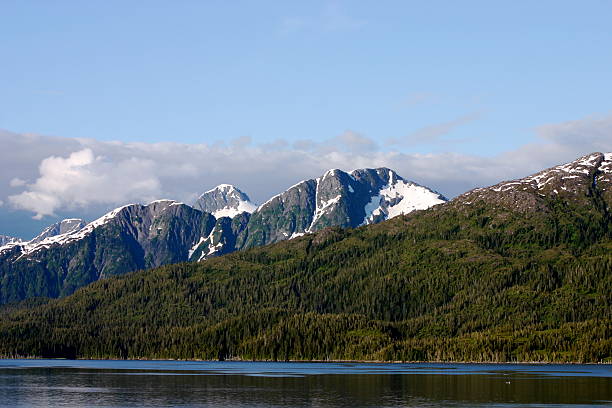 Alaskan Mountain Range stock photo