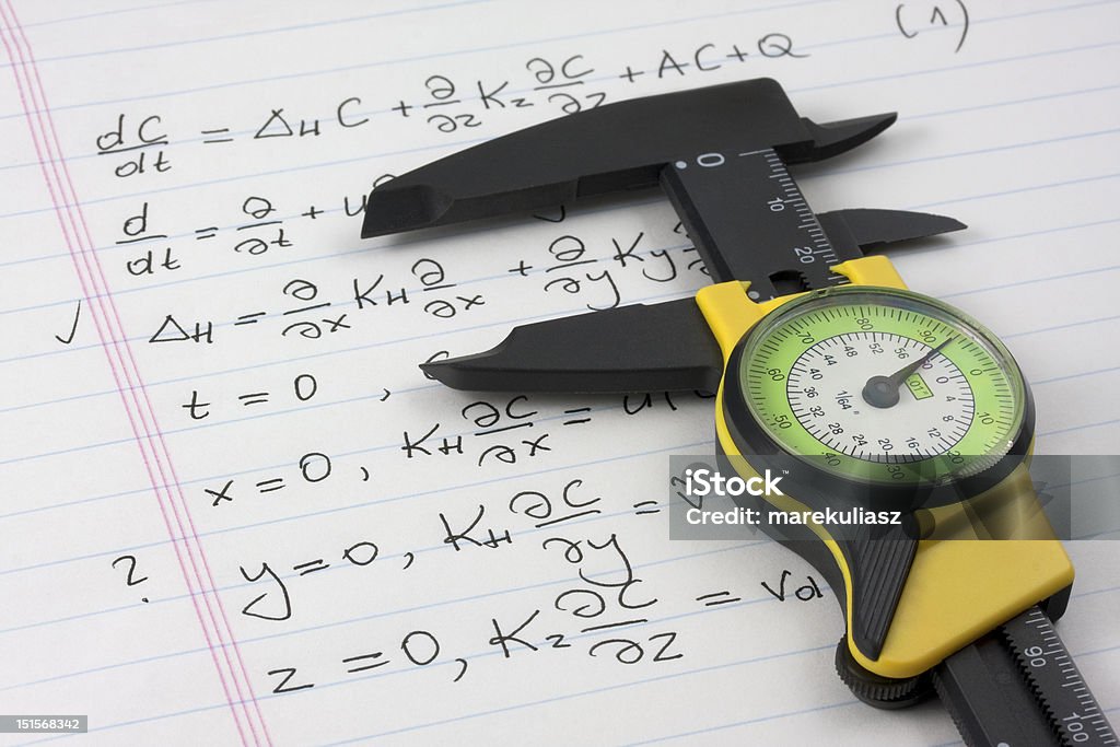 Ottieni un grip sul concetto di matematica - Foto stock royalty-free di Astratto