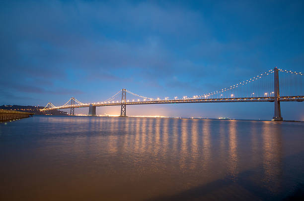 istock San Francisco Bay Bridge at night 151568603