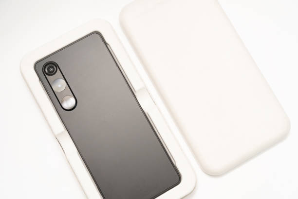 istock Paper packaging for smartphone, recyclable paper ware. 1515698577