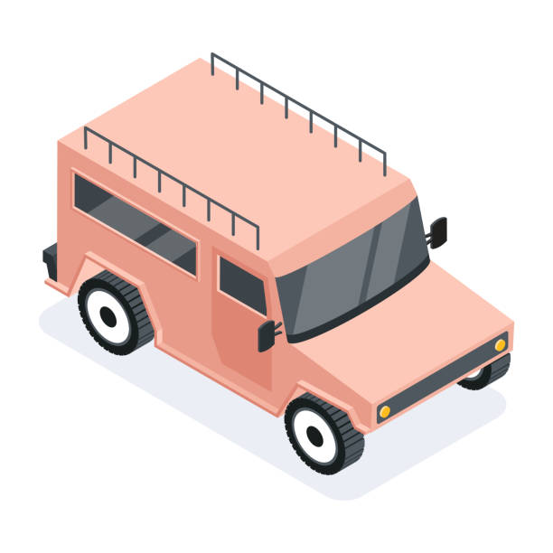 Set of Transport Isometric Icons Check these premium quality isometric transportation icons to get high-quality designs for your website, app, and other digital projects! water truck stock illustrations