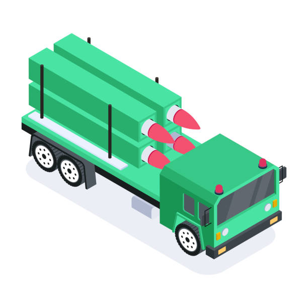 Set of Transport Isometric Icons Check these premium quality isometric transportation icons to get high-quality designs for your website, app, and other digital projects! water truck stock illustrations