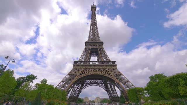 The Iconic Eiffel Tower in Paris, France in 4k