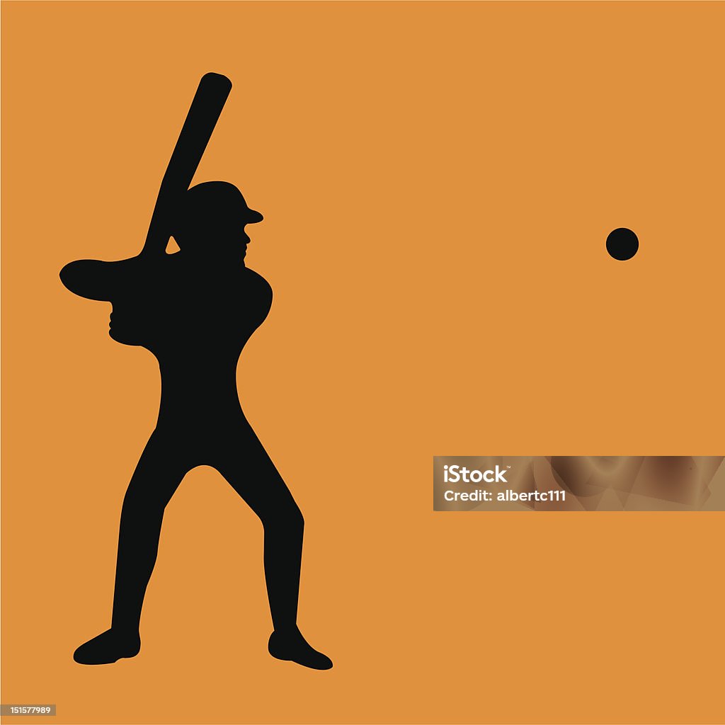 baseball player - Lizenzfrei Athlet Vektorgrafik