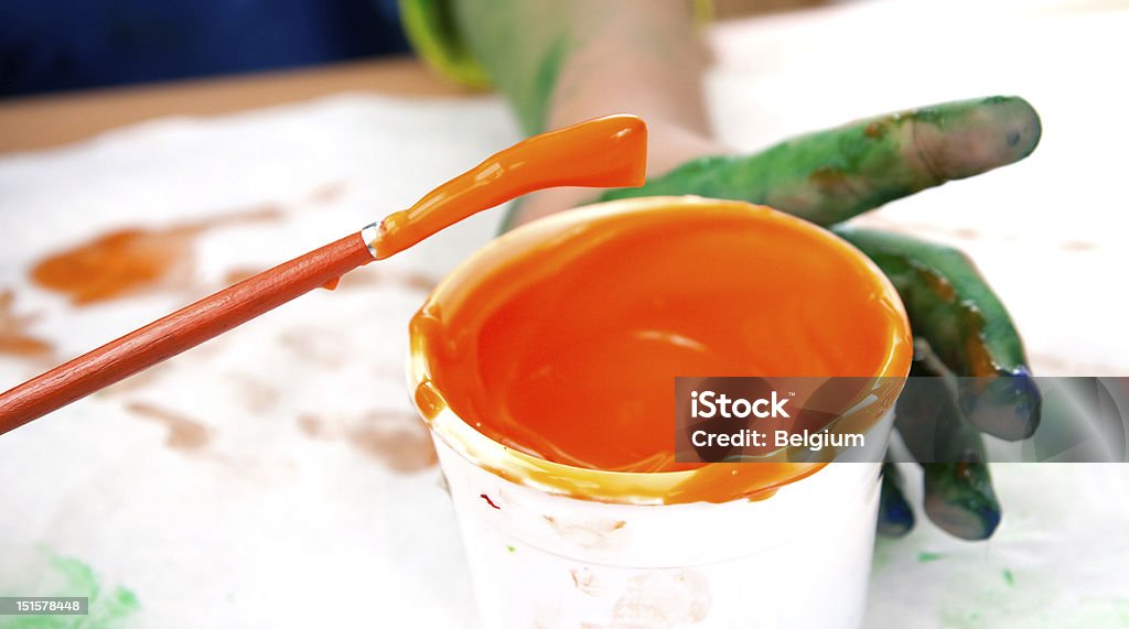 オレンジのペイント - オレンジ色のロイヤリティフリーストックフォト