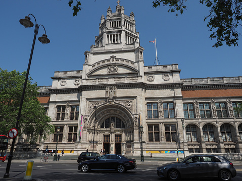 London, UK - June 09, 2023: Victoria and Albert museum