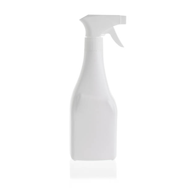 istock White plastic trigger spray bottle mockup for cleaning products on white backgraund. 1515862005