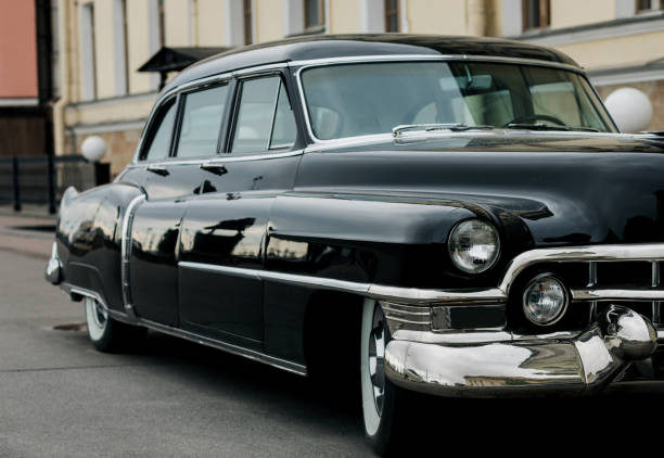 istock Black a retro the car. 1516016703