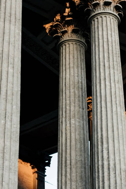 istock decorations of buildings, stone columns. 1516016709