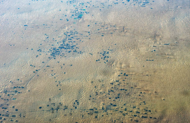 istock Sahara Desert in Algeria aerial view. 1516025830