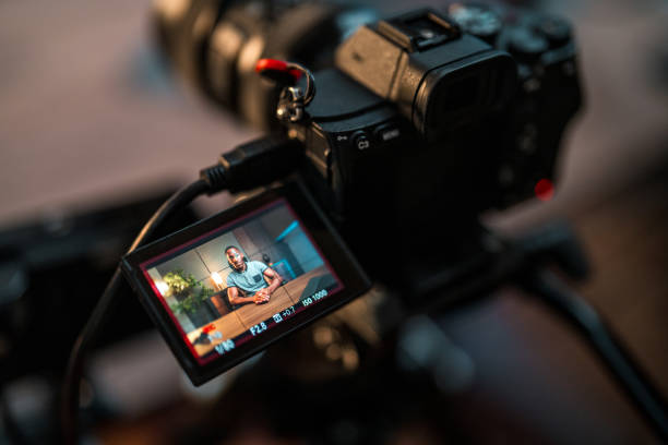 Camera Presence Of A Black Male Content Creator