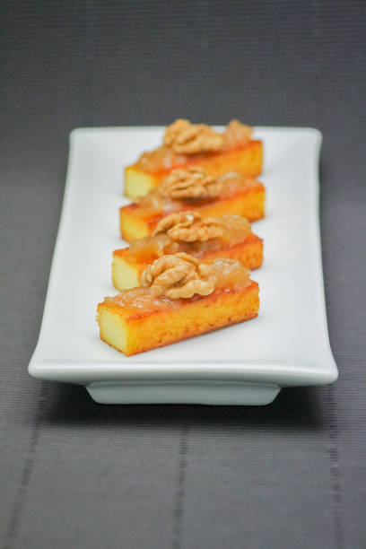 istock Polenta stick, onion confit, walnuts 1516162105