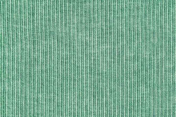 istock Natural green linen texture with striped pattern as background, wallpaper 1516188435