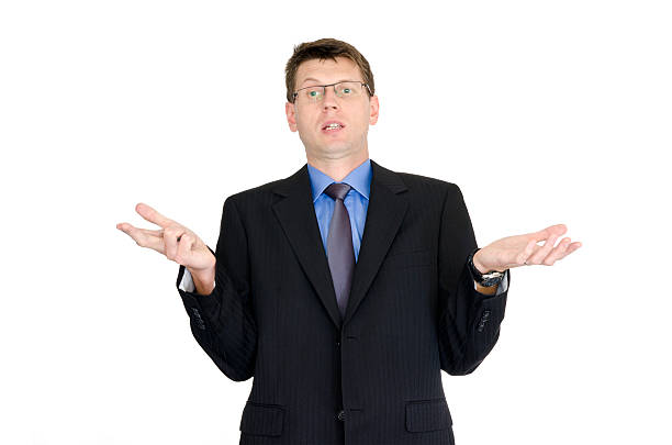 istock Businessman I don't know gesture 151621031