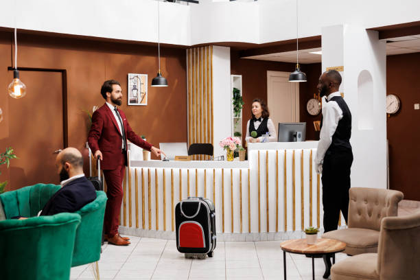 istock White collar worker welcomed by staff 1516221774