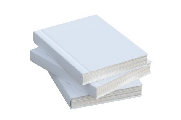 istock Several blank white hardcover books on isolated background. Perfect for mockup 1516239326