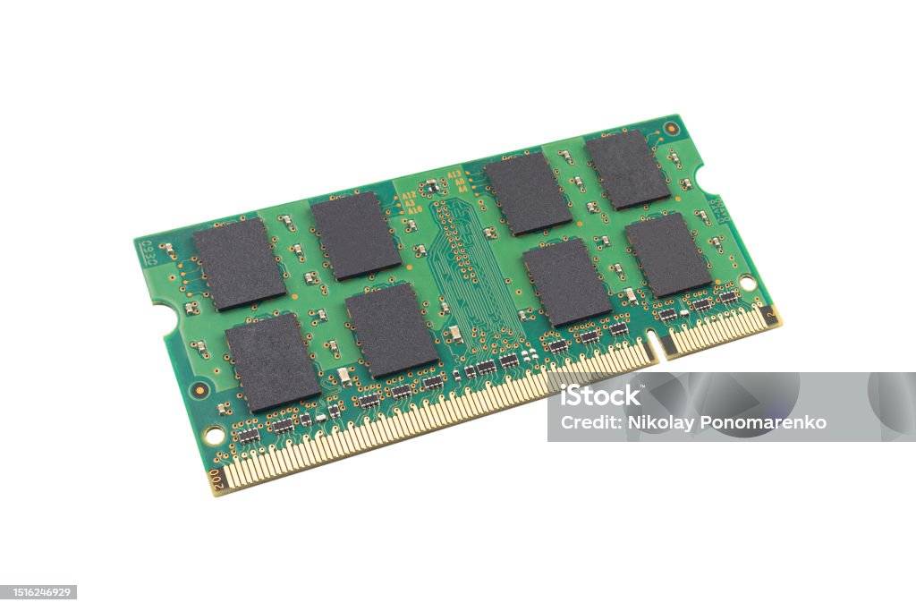 Ram Memory Roll Ram Ram Board Random Access Memory Isolated From The Background Stock ...
