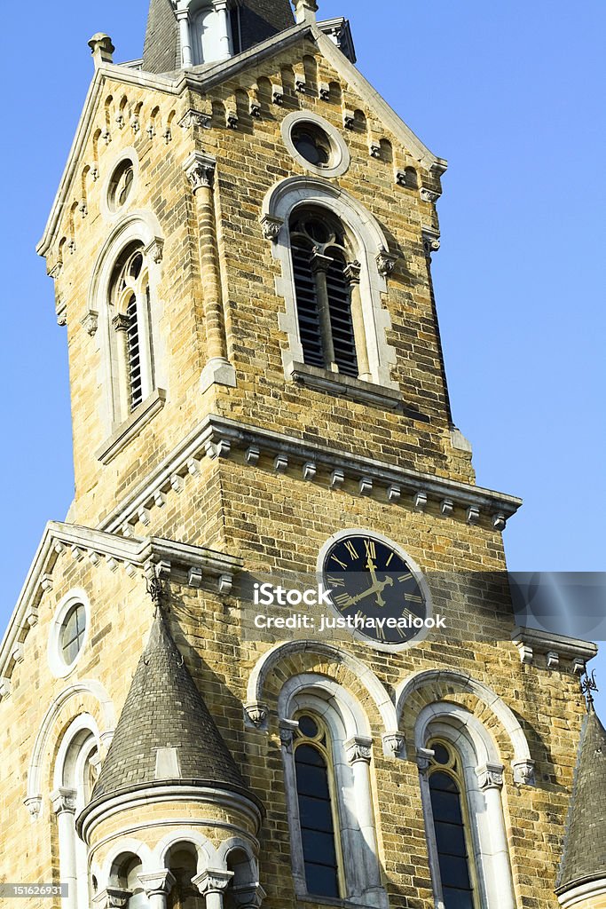 Church of Saint-Antoine in Verviers Église Saint-Antoine in Verviers, built between 1835 and 1863, Belgium, Ardennes. Arch - Architectural Feature Stock Photo
