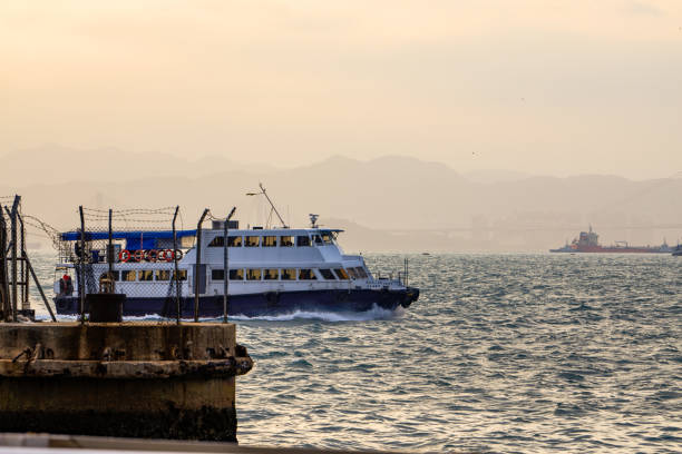 istock Passenger cruise ship on Hong Kong sea 1516287975