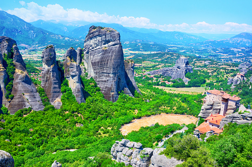 The Holy Monastery of Rousanou was founded in the middle of 16th century, Meteora, Greece