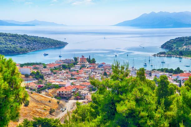 Palaia Epidavros town in Greece