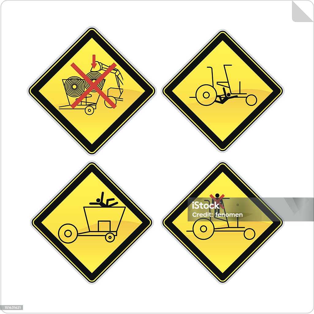 Warning Sign Set 7 Activity stock vector