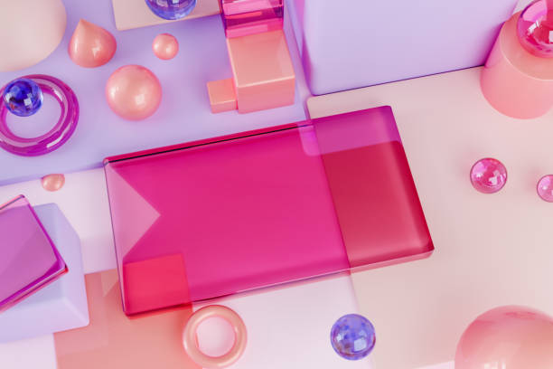 istock 3D render illustration of pink geometric figures 1516318904