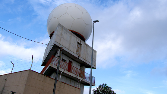 Radar Structure Design Weather Radar Structure Stock Photo - Download Image Now - Antenna ...