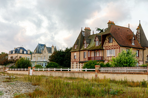 The Anne de Beaujeu pavilion, building of the castle of the Dukes of Bourbon, seen from the outside, town of Moulins, Allier department, France