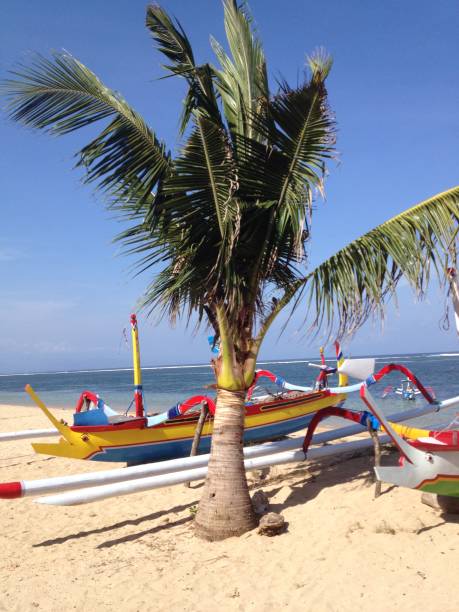 istock Boat on the beach in Bali 1516407244