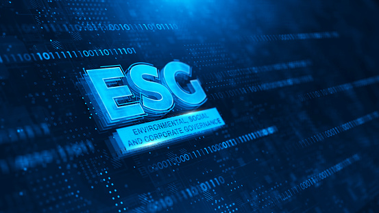 ESG usiness strategy investing concept - Environmental, Social and Corporate Governance.