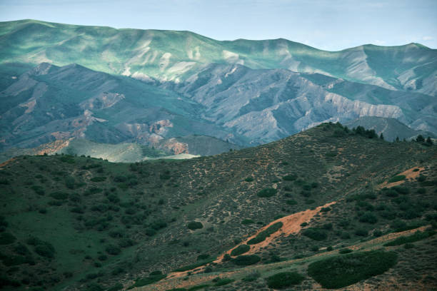 istock High angle view of mountain ridge in summer 1516449796