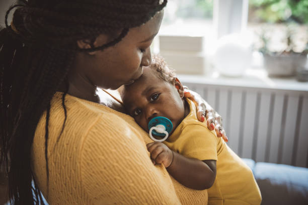 istock Mother and baby at home 1516485050